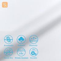 Tissu Interlock Blanc 100% Polyester 160GSM 160CM pour Impression par Sublimation
