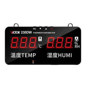 Thermohygromètre numérique VICTOR 230DW, mesure de la température et de l'humidité, montage mural, usage industriel - Product Image 1