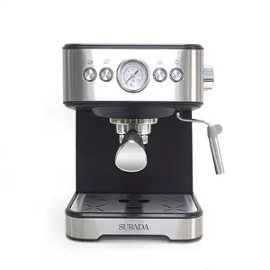 Kalite profesyonel Espresso otomatik kahve makinesi 20 Bar Cappuccino kahve makinesi satılık