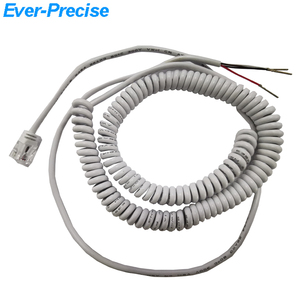 <span class=keywords><strong>Cable</strong></span> Espiral para Intercomunicador, <span class=keywords><strong>Cable</strong></span> Espiral de 4 Núcleos, <span class=keywords><strong>Cable</strong></span> en Espiral, <span class=keywords><strong>Cable</strong></span> de Resorte - Product Image 4