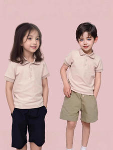 Verano 100% algodón 220 GSM impresión Digital personalizada Logo manga corta Dry Fit niños Polo camisa uniformes escolares - Product Image 2