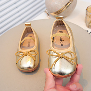 รองเท้าหนังแบบสวมสำหรับเด็กผู้หญิง JHT <span class=keywords><strong>รุ่น</strong></span>เจ้าหญิง คอลเลคชั่นฤดูใบไม้ผลิ/ฤดูใบไม้ร่วง ปี 2025 พื้นรองเท้าด้านล่างนุ่มทำจากยาง ดีไซน์ทันสมัย ปากตื้น ลายพิมพ์ - Product Image 4