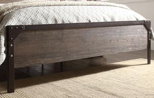 Industriale arrugginito angolo di ferro letto in metallo Design con pannello in legno MDF struttura in metallo antico letto in ghisa - Product Image 4