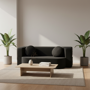 Sofá Cama Retro Personalizado, Comprimido al Vacío, Sofá Plegable de Espuma Tapizado de Doble/Triple Asiento, Doble Propósito - Product Image 5