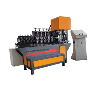 Automatic CNC flat iron hoop machine power hoop processing and forming machine flat iron forming hoop machine