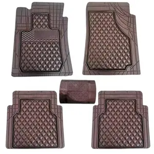 Carmen factory high quality Auto accessories left hand driver universal size Natural adhesive material car floor mats non slip