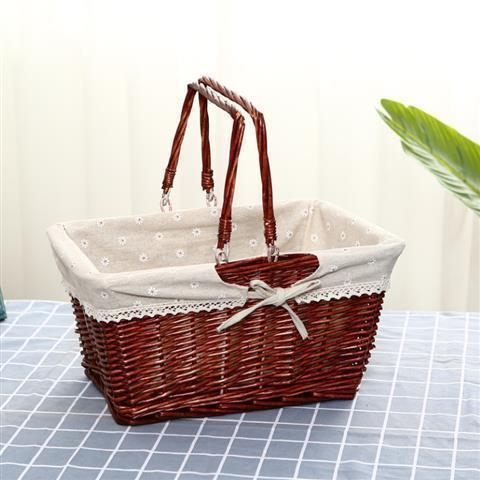 Square brown daisy cloth