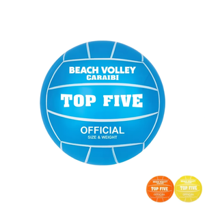 Balón de Voleibol Playa Caraiibi Top Five, Tamaño y Peso Oficiales, Vinilo 200g 22cm - Product Image 3