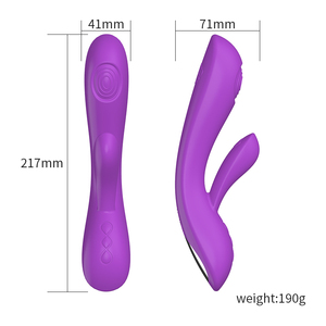 Kovida Dual-Kopf Flexibles Erwachsenen-Sexspielzeug für Frauen Zungenförmiges Vibrierendes Kondom - Product Image 6