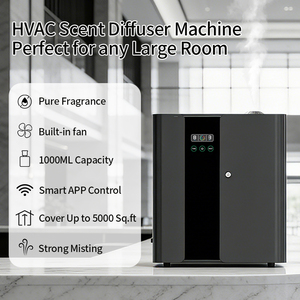 Système de diffusion de parfum HVAC pour toute la maison, 5000 pieds carrés, en métal, ultra silencieux, avec verrouillage de sécurité, application Bluetooth, collection hôtelière et commerciale - Product Image 2