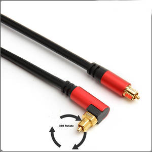 Câble <span class=keywords><strong>optique</strong></span> <span class=keywords><strong>Toslink</strong></span> à 90 degré<span class=keywords><strong>s</strong></span> Câble à fibre <span class=keywords><strong>optique</strong></span> à prise rotative libre à 360 degré<span class=keywords><strong>s</strong></span> <span class=keywords><strong>S</strong></span>/<span class=keywords><strong>PDIF</strong></span> Câble <span class=keywords><strong>Toslink</strong></span> mâle à M pour Home cinéma - Product Image 2