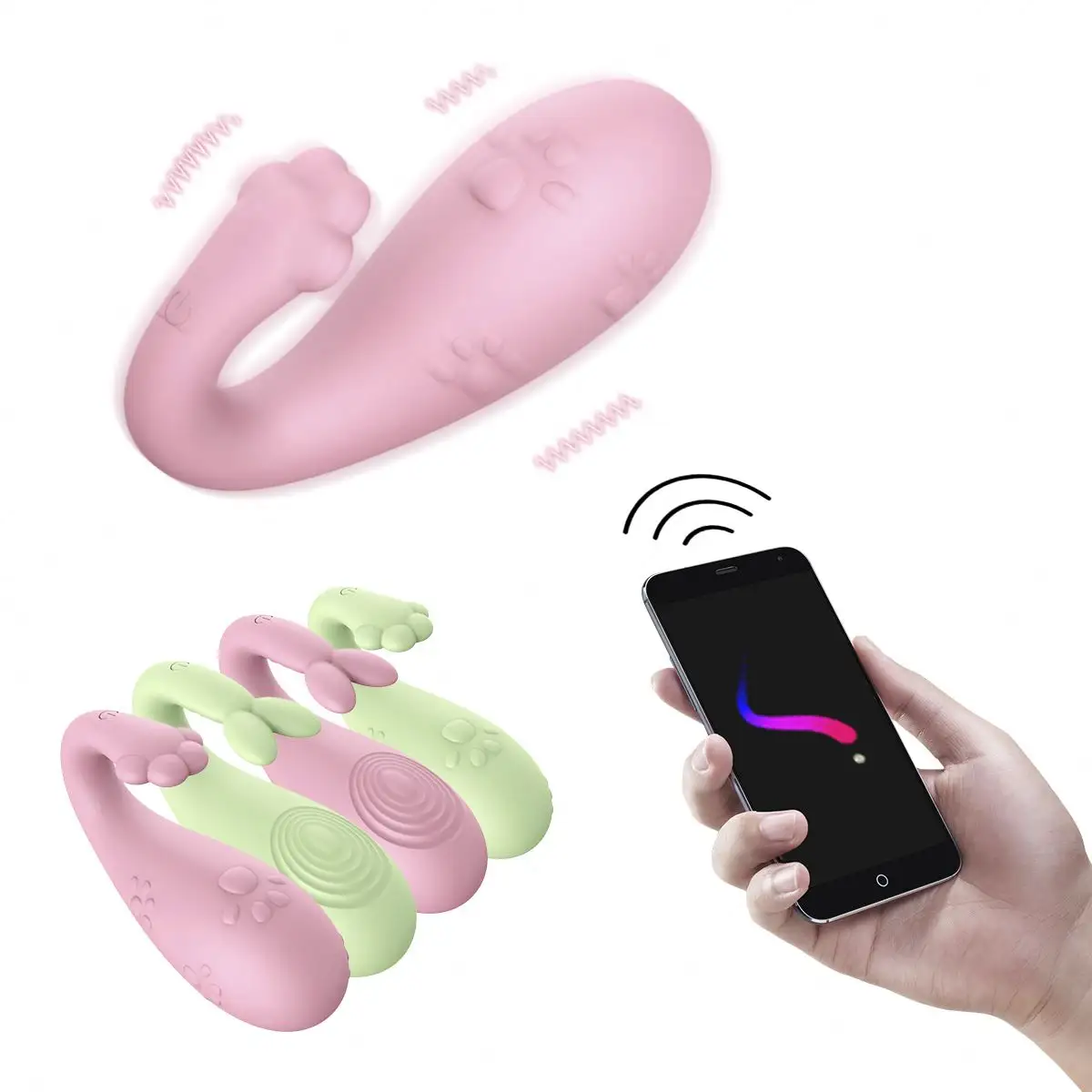 Source New Style Silicone Wireless Remote App/Phone Controlled Vaginal Vibrator Intelligent Women Girl Sex Toys Vibrating on m.alibaba pic picture
