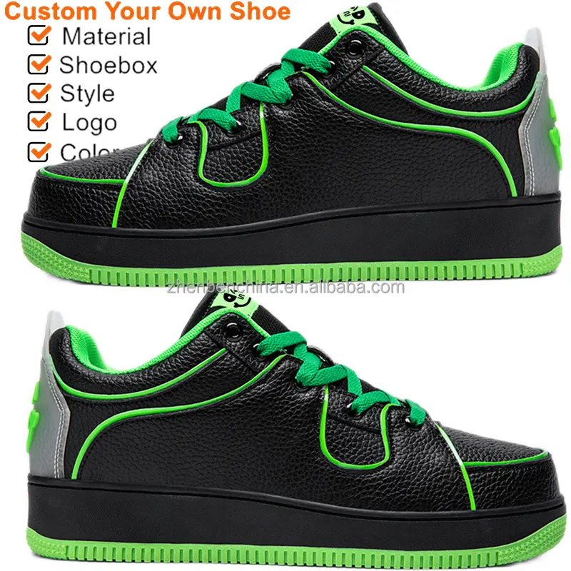 Chaussures de sport personnalisées pour hommes Chaussures Baskets d'entraînement de jogging respirantes avec logo Chaussures de skateboard personnalisées pour hommes