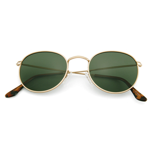 2022 UV400 Gafas de Sol de metal dorado Redondo Cat.3 Tonos polarizados Hecho en China - Product Image 3