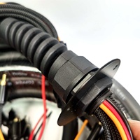 Cable de Audio RCA Numerado de 14 Canales |   Cable Multicore Profesional de 50 Pies con Funda Exterior Trenzada de PVC para Automóviles y HDTV