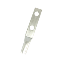 WZUMER 2 cosses de câble de compression de connexion en cuivre à double trou de 120 mm pour borne de fil