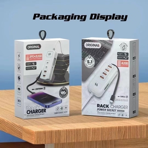 Prise US EU UK Steckdosenleiste <span class=keywords><strong>Multiprise</strong></span> pour appareil ménager Adaptateur de voyage Prise de charge rapide Multiport Regleta <span class=keywords><strong>Multiprise</strong></span> - Product Image 4