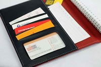 Planificateur à feuilles mobiles en cuir PU personnalisé, agenda, classeur à anneaux a5, vente en gros