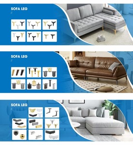 Tùy chỉnh thiết kế hiện đại kim loại sofa chân đen chân tủ cho ăn nhà bếp & phụ kiện nội thất phòng ngủ - Product Image 6