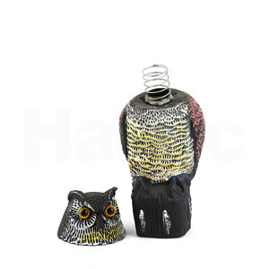 Haierc korkuluk heykel bahçe dekoratif plastik dönen kafa kuş kovucu baykuş kuş kovucu - Product Image 4