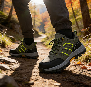 <span class=keywords><strong>Chaussures</strong></span> de sécurité de randonnée pour hommes Tiger Master Factory Sales, résistantes à l'abrasion, antidérapantes, avec semelle en caoutchouc, embout en acier large et plaque intermédiaire en acier. - Product Image 5