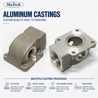 Support de connecteur en alliage d'aluminium A356 moulé par gravité pour pièces d'équipement hydraulique et pneumatique industriels