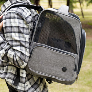 Sustainable Portable <b>Cat</b> Puppy Travel Backpack Multifunctional Waterproof Large Space EVA Material Expandable Pet Carriers - Product Image 2