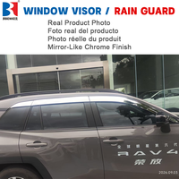 Chrome Plated Window Visor ABS for Toyota RAV4 2026 Car Rain Guard Wind Deflector Custom Fit Auto Accessories