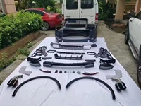 Pour Porsche Cayenne 2010-2017, mise à niveau nouvelle version, kit carrosserie, phares, feux arrière, pare-chocs avant et arrière