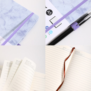 A5 dây đeo kinh doanh cuộc họp kỷ lục notepad cao tìm kiếm lõi đá cẩm thạch cuốn sách tùy biến - Product Image 4