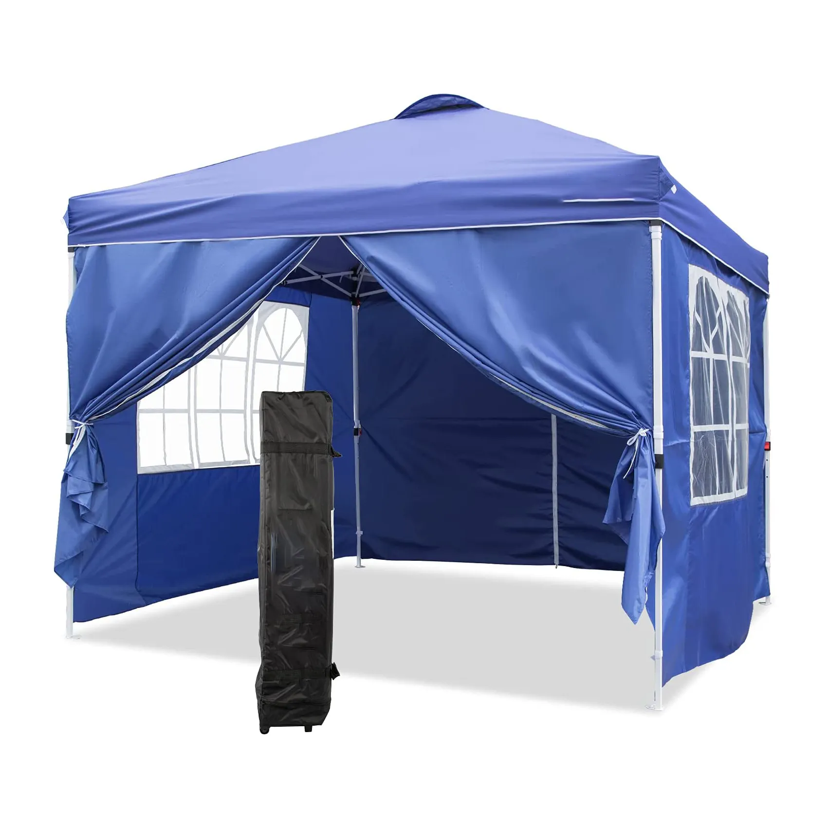 Auvent 25.4x25.4 Pop Up Commercial tente de gazébo instantané entièrement étanche tente d'ombrage de fête en plein air HOT0