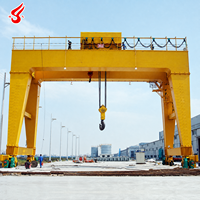 Grue portique électrique à double poutre de 20-100 tonnes, mobile, avec certificat CE, PLC, boîte de vitesses, roulement et moteur – Fournisseur chinois