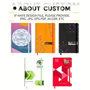 Professional Full Design Jounal Notebook A5 Paper Hardcover Custom Dairy Planner <b>Note</b> <b>Book</b> Gift With Logo - Product Image 3