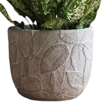 Pots de cactus succulents pour décoration intérieure et extérieure, pour la maison, le balcon, la table, le dessus, en ciment, en béton, pour fleurs