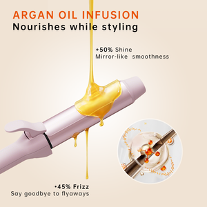 Rizador <span class=keywords><strong>de</strong></span> Pelo Profesional Giratorio con Pinza Larga <span class=keywords><strong>de</strong></span> Cerámica PTC <span class=keywords><strong>de</strong></span> Iones Negativos <span class=keywords><strong>de</strong></span> 32mm y 36mm, Venta Caliente OEM 2026 con LED para Hotel - Product Image 5