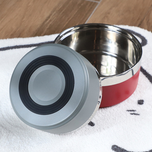 LyhoCink ucuz fiyatlar için özel Logo hayvan mama kabı s 304 paslanmaz çelik köpek kase su gıda hayvan mama kabı - Product Image 2