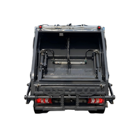 Camion compacteur de déchets JAC 7,5 m³ 4x2, transmission manuelle, moteur diesel, pompe, petit camion de collecte de déchets, Euro 3