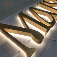 Lettres lumineuses 3D personnalisées en usine, logo Les Lluminacin, enseigne de magasin, lettres en relief LED