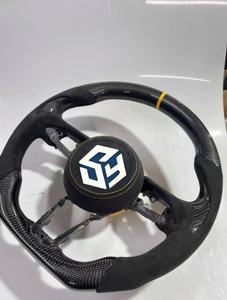 Volante de Cuero y Fibra de Carbono para Mazda 3 6 CX5 RX7 CX-4 CX-5 RX-8 Axela Atenza MX5 <span class=keywords><strong>CX3</strong></span> CX8 CX9 Estilo Deportivo - Product Image 3