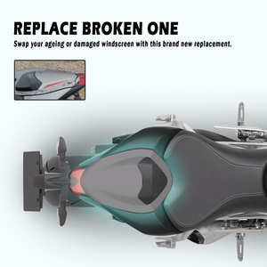 อุปกรณ์เสริม XXUN ฝาปิดที่นั่งด้านหลังสำหรับผู้โดยสาร,ชุดคลุมพวงมาลัยสำหรับไทรอัมพ์สตรีททริปเปิล RS 765 2017 <span class=keywords><strong>2018</strong></span> 2019 - Product Image 4