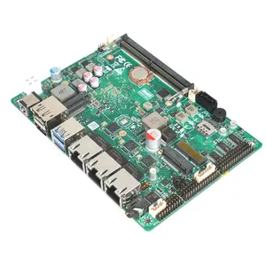 Router Motherboard Intel 12th Gen Alder Lake-N 16G 6COM DDR5 WIFI USB SATA Industrial Pc 3.5 Inch Motherboard