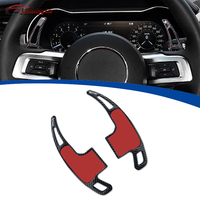Accessoires intérieurs de voiture Panneau de volant Décoration Cadre Couverture Moulage Autocollant Couverture Pour Ford Mustang