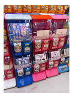 Distributeur automatique de capsules de jouets manuel à 2 niveaux, 45-75 mm, mini distributeur automatique de service libre