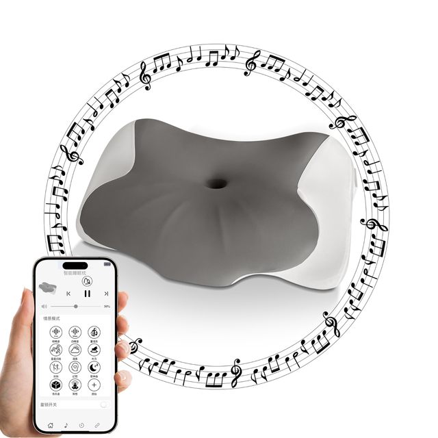 Smart Pillow White Noise and Bone Conduction Premium Relief Pillow Cervical Pillow Cozy Sleeping
