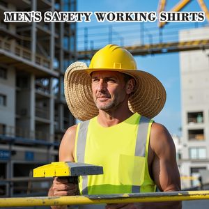 Hi Vis senza maniche camicie <span class=keywords><strong>da</strong></span> <span class=keywords><strong>lavoro</strong></span> riflettenti per uomo <span class=keywords><strong>e</strong></span> donna classe 2 <span class=keywords><strong>abbigliamento</strong></span> di sicurezza con tasche - Product Image 6