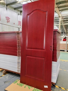 Puerta de madera interior de estilo moderno de alto rendimiento a precio para proyectos de ingeniería de hospitales de casas de hotel - Product Image 4