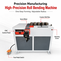 Machine de formage à rouleaux servo-automatique 7 roues, machine de roulage et de pliage CNC 220V 380V