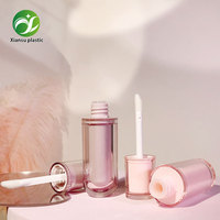 Flacons de brillant à lèvres et d'huile à lèvres double compartiment de 5 ml, design populaire, avec logo personnalisé, emballage pour outils de maquillage cosmétique