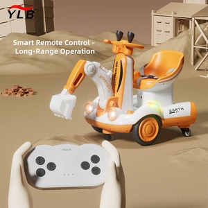 Nuevo Auto Eléctrico para Niños de 6V con Rotación de 360°, Diseño de Brazo Excavador, Edades 2-7, Batería Recargable, Equilibrio Seguro - Product Image 2