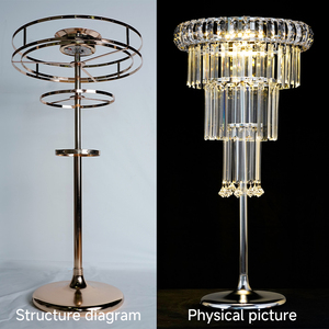 Chất lượng cao hiện đại có thể sạc lại bảng trung tâm cho đám cưới hoa đứng bên trung tâm đám cưới - Product Image 5